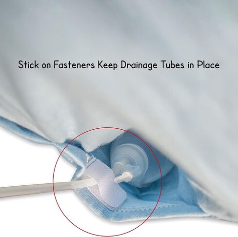 Inspired Comforts Mastectomy Recovery Shirt with Drain Pockets & Fasteners to Hold Drainage Tubes in Kuwait