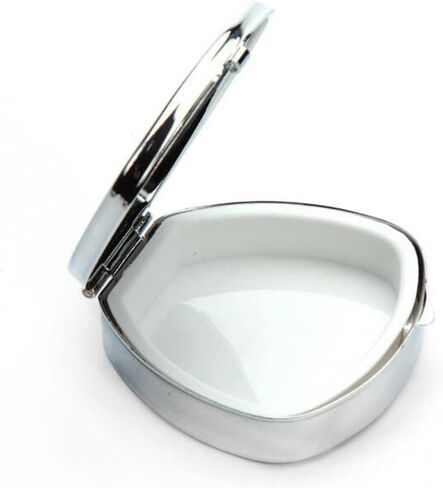 صندوق حبوب الدواء، علبة حبوب الدواء الفاخرة على شكل فراشات ذهبية لمحفظة الجيب منظم حبوب الدواء، صناديق مزخرفة باللون الفضي وحجرة واحدة لطب السفر in Kuwait