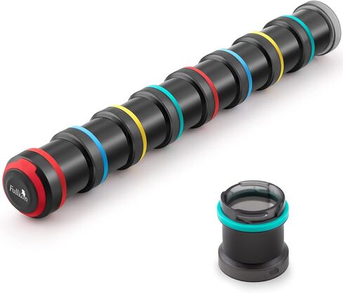 Fullicon Weekly Pill Organizer, Waterproof 7 Day Compact Small Portable Pill Box with 8 Compartment, Travel Pill Case, Stackable Medicine Organizer for Vitamin/Fish Oil/Supplements in Kuwait