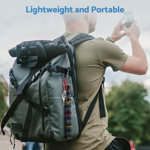 Fullicon Weekly Pill Organizer, Waterproof 7 Day Compact Small Portable Pill Box with 8 Compartment, Travel Pill Case, Stackable Medicine Organizer for Vitamin/Fish Oil/Supplements in Kuwait