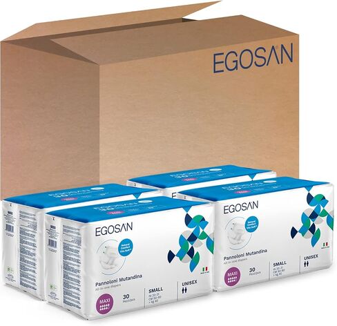 حفاضات Egosan Maxi لحفاضات البالغين للاستعمال مرة واحدة، أقصى قدر من الامتصاص وأشرطة قابلة للتعديل للرجال والنساء (متوسطة، 15 قطعة) in Kuwait