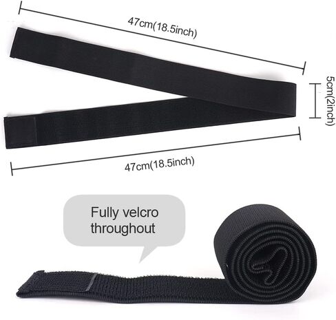 NEWGO Extension Strap Multipurpose Elastic Hook and Loop Extender Strap for Ice Packs, Ice Belts, Braces, Wraps, Belts, Heat Packs in Saudi Arabia