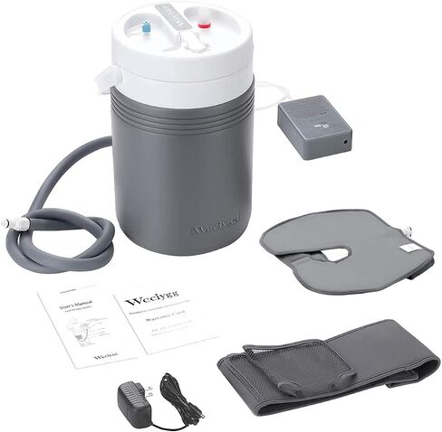 مجموعة العلاج البارد للركبة من WECIYGG Weciygg Cryo Cuff، آلة الضغط البارد للركبة، مبرد مياه الثلج، حزمة باردة للركبة لتخفيف آلام الركبة بعد الجراحة، رمادي، 1.0 عدد in Saudi Arabia