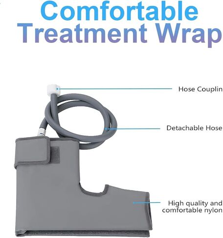مجموعة العلاج البارد للركبة من WECIYGG Weciygg Cryo Cuff، آلة الضغط البارد للركبة، مبرد مياه الثلج، حزمة باردة للركبة لتخفيف آلام الركبة بعد الجراحة، رمادي، 1.0 عدد in Saudi Arabia