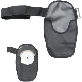 أغطية أكياس فغرة القولون قابلة للتنفس من Yiishuiil، غطاء حقيبة فغر القولون قابل للتعديل وحزام فغرة عالمي غطاء كيس فغر اللفائفي لمستلزمات فغرة اللفائفي للنساء والرجال (أسود) in Kuwait