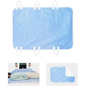 Positioning Bed Pad Incontinence Bed Pads Reusable Underpads with 6 Handles Bed Pads for Incontinence Washable for Hospital Bedridden Turning Lifting Home Care Waterproof Transfer Boards 52" x 34" in Kuwait