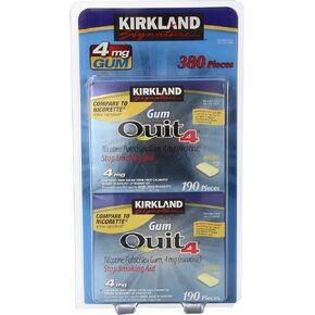 Kirkland Signature Quit Smoking Nicotine Gum, 4 mg (380 Pieces) in Saudi Arabia