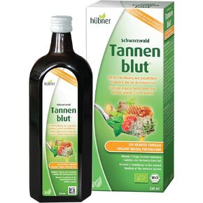Tannenblut Herbal Preparation, Honey Cough Syrup Expectorant, Cold, Sore Throat, Congestion Supplement, Soothing Relief, Kosher and Alcohol-Free, 250 ml