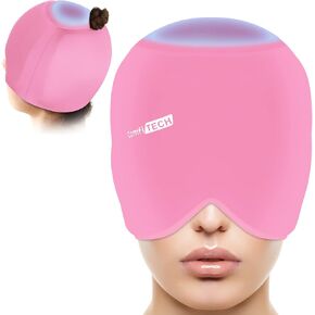 Comfitech Head Ice Head Wrap with Top Coverage Cold Cap Cooling Gel Hat for Head (Medium Black) in Saudi Arabia