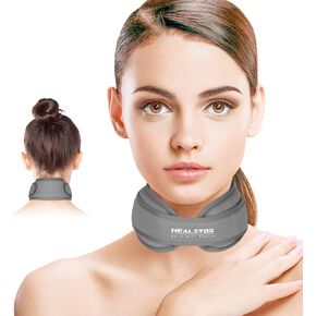 Neck Ice Pack Wrap,Cervical Ice Pack,Cold Compress Ice Packs for Neck Injuries Reusable Cold & Hot Therapy Adjustable Flexible Gel Migraine Ice Head Wrap for Neck Pressure,Surgery Pain Instant Relief