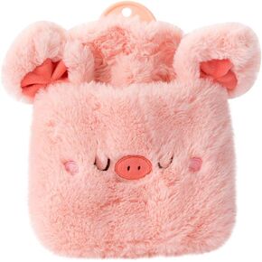 Rubber Hot Water Bottles Pain Relief with Cute Faux Fur Cover
