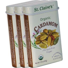 St. Claire's Organic Herbal Pastilles, (6 flavors, 1.5 Ounce Tins, Pack of 6) | Gluten-Free, Vegan, GMO-Free, Plant-based, Allergen-Free | Made in our Allergen-Free facility
