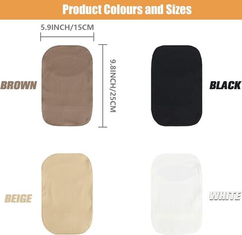 4 قطع من أغطية أكياس الفغرة من LAPLUIE، ملابس دعم الفغرة/الفتق خفيفة الوزن وقابلة للتمدد، أغطية أكياس فغر القولون لمستلزمات الفغرة، للجنسين in Kuwait