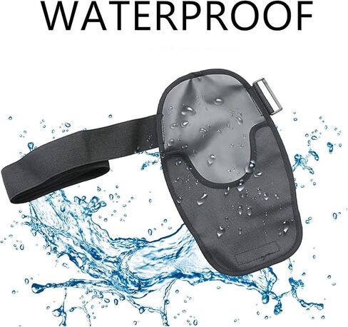 أغطية أكياس فغرة القولون قابلة للتنفس من Yiishuiil، غطاء حقيبة فغر القولون قابل للتعديل وحزام فغرة عالمي غطاء كيس فغر اللفائفي لمستلزمات فغرة اللفائفي للنساء والرجال (أسود) in Kuwait