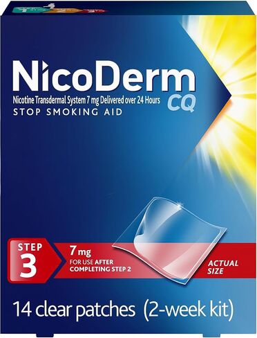 لاصقة سي كيو الشفافة الخطوة الأولى من نيكوديرم، 21 مجم in Kuwait