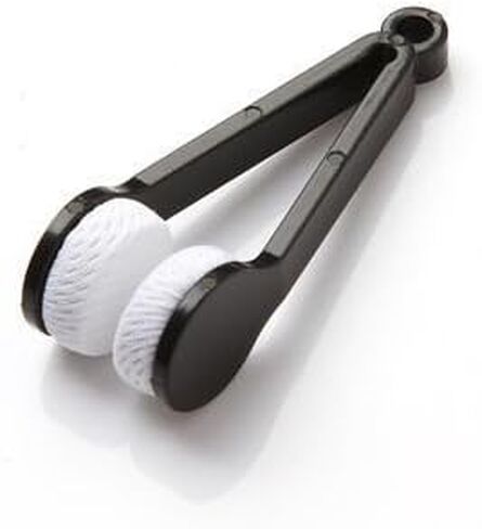 12 قطعة نظارات شمسية صغيرة من الألياف الدقيقة أداة تنظيف فرشاة التنظيف، لون عشوائي (12) in Kuwait