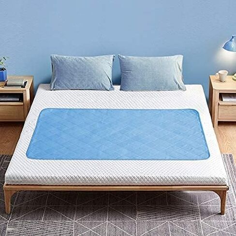 Incontinence Bed Pads 34'' x 52'', Washable Pee Pads for Adults, Non-Slip Chuck Pads Quilted, Bed Pads for Incontinence Washable, Reusable Incontinence Sheet Protector for Adults, Kids and Seniors in Kuwait