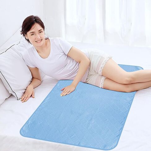 Incontinence Bed Pads 34'' x 52'', Washable Pee Pads for Adults, Non-Slip Chuck Pads Quilted, Bed Pads for Incontinence Washable, Reusable Incontinence Sheet Protector for Adults, Kids and Seniors in Kuwait