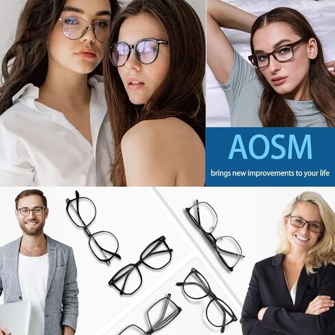 نظارات حجب الضوء الأزرق، نظارات كمبيوتر زرقاء مانعة للرجال والنساء، مضادة للوهج 400 للأشعة فوق البنفسجية وإجهاد العين نظارات مربعة وهمية in Kuwait