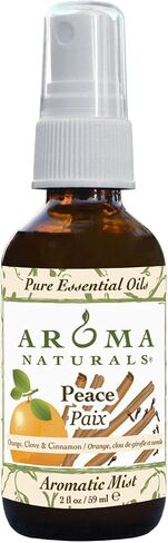 Aroma Naturals Aromatic Mist Spray, Peace, Orange, Clove and Cinnamon, 2 Ounce in Saudi Arabia