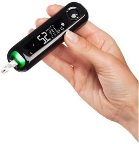 Glucose Monitor Kit - Blood Sugar Test Kit with Contour Next Blood Glucose Test Strips & Lancets for Diabetes Testing | Contour NEXT ONE Blood Glucose Monitor Kit includes 1 Blood Sugar Monitor, 50 Diabetic Test Strips, 50 30G Lancets, 1 Lancing Device an in Kuwait