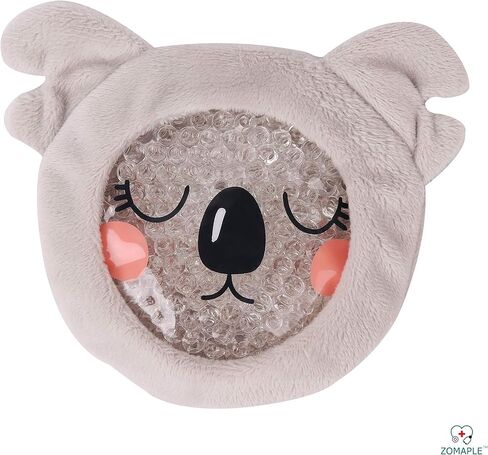 عبوات ثلج للأطفال من أجل Boo boos - عبوة ثلج للأطفال باردة وساخنة - مثالية Boo Boo Buddy للإصابات وتخفيف الآلام والحمى وأسنان الحكمة والجيوب الأنفية والصداع - قابلة لإعادة الاستخدام (مع غطاء من القماش (عبوة من 4 قطع)) in Kuwait