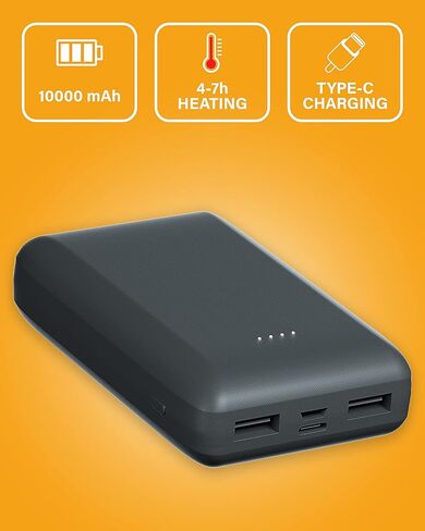 Portable Cordless Heating Pad with Battery - Electric Heat Belt with 3 Heat Levels, for Lower Back or Cramps Belly Pain Relief Heating Pads Black in Kuwait