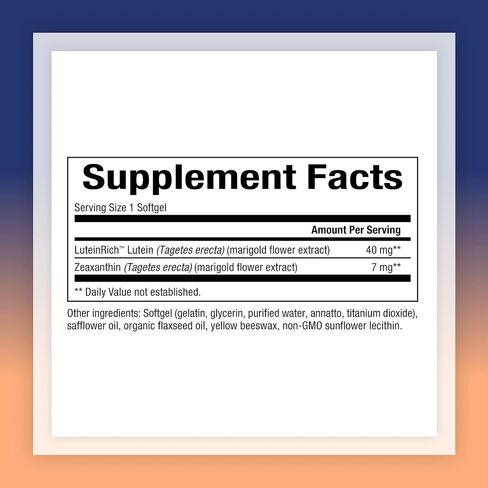 Natural Factors, لوتين 40 ملغ، دعم مضاد للأكسدة لصحة العيون والبشرة مع الزياكسانثين، 60 كبسولة هلامية in Saudi Arabia