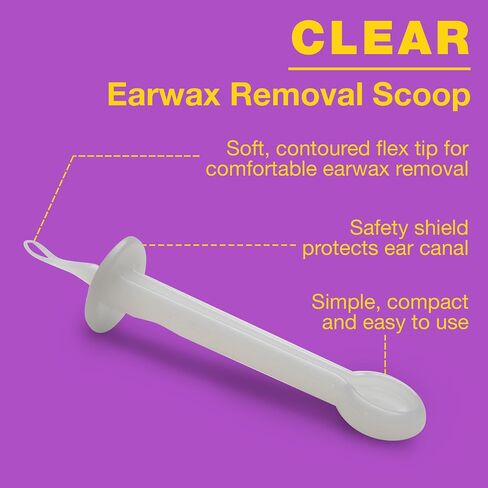 E-R-O Earwax Removal Kit for Complete Ear Care, with Carbamide Peroxide Earwax Removal Drops (0.5 fl oz), Ear Bulb Syringe and Ear Wax Removal Tool with Safety Shield in Saudi Arabia