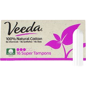 سدادات قطنية طبيعية 100% من فيدا، خالية من أدوات توزيع المكياج، خالية من الكلور والسموم، غير معطرة، 3 عبوات تحتوي كل منها على 32 قطعة in Kuwait