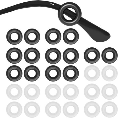 14pairs Eyeglass Ear Grips Sleeve Holder-Eyeglasses Ear Hooks -Comfort Anti-Slip glasses ear grip-For Kids and Adults Sunglasses, Reading Glasses, Sport Eyewear (Black) in Kuwait