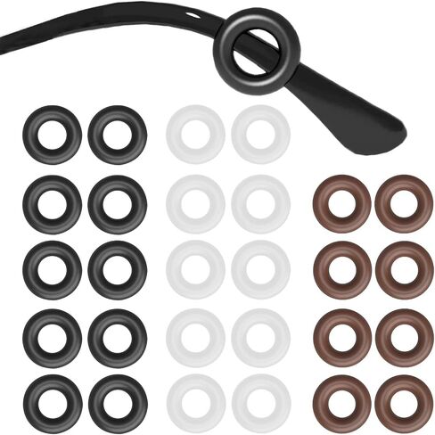 14pairs Eyeglass Ear Grips Sleeve Holder-Eyeglasses Ear Hooks -Comfort Anti-Slip glasses ear grip-For Kids and Adults Sunglasses, Reading Glasses, Sport Eyewear (Black) in Kuwait
