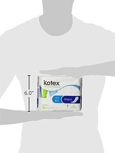 Kotex Regular Maxi Pads, 24 ct in Saudi Arabia