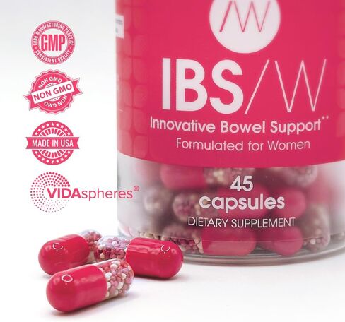 دعم الأمعاء المبتكر للنساء من IBS/W - تخفيف طبيعي بالكامل لأعراض القولون العصبي من الانتفاخ والغازات والإمساك والإسهال وآلام البطن - صنع في الولايات المتحدة الأمريكية، غير معدّل وراثيًا، خالي من الغلوتين، تم اختباره من قبل طرف ثالث in Saudi Arabia
