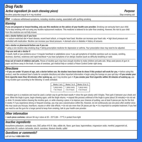 Quit Smoking Gum by Nicorette in Kuwait