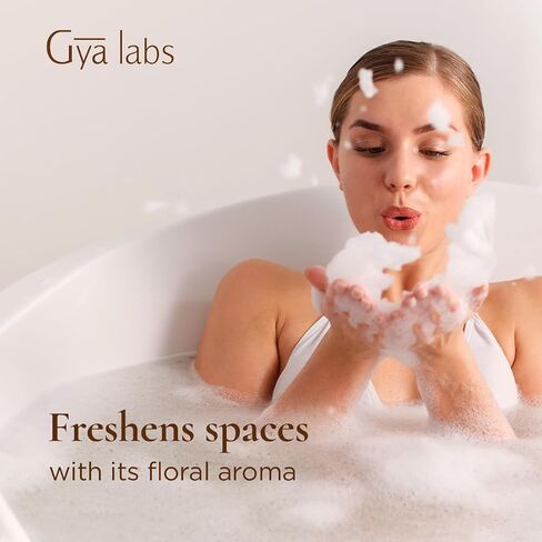 Gya Labs Rose Geranium Hydrosol For Skin Care and Fresh Ambiances - 100% Natural Essential Oil Spray and Body Mist - Face Mist Spray For Skin & Self Care (3.4 fl oz) in Saudi Arabia