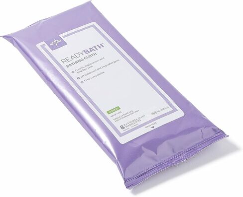 Medline Readybath Total Body Cleansing Standard Weight Washcloths, 30 Count in Saudi Arabia