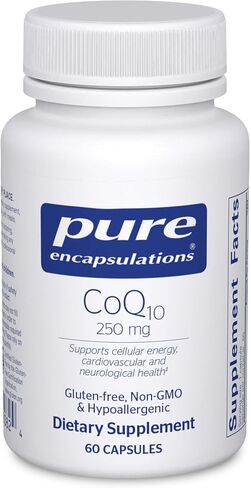 مغلفات نقية CoQ10 250 مجم | مكمل الإنزيم المساعد Q10 للطاقة ومضادات الأكسدة وصحة الدماغ والخلوية والإدراك ودعم القلب والأوعية الدموية* | 60 كبسولة in Saudi Arabia