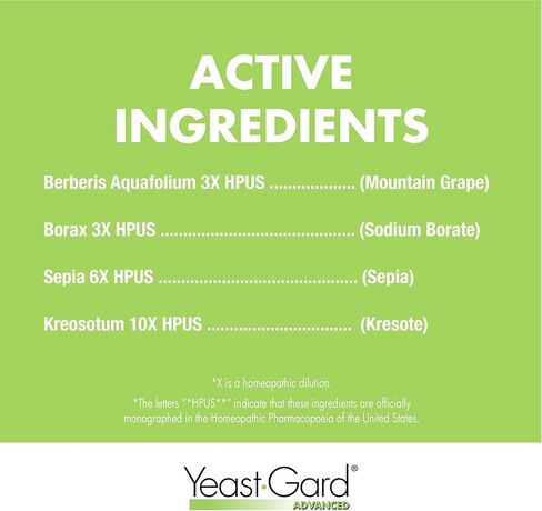 YeastGard Advanced Homeopathic Remedy Capsules - 60 count Bottle in Saudi Arabia
