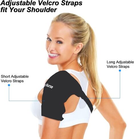 Shoulder Ice Pack Rotator Cuff Cold Therapy, Ice Pack for Shoulder Surgery Pain Relief, Shoulder Cold Pack Reusable for Sports Injuries, Swelling, Joint Pain, Bursitis, Tendonitis in Saudi Arabia