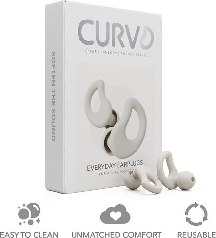 Everyday Earplugs – Ultra Soft, Customizable Sleep, Travel, Sensitivity, Noise Protection, for Sound Canceling Isolation, up to -30dB Reduction, NRR 15, Reusable and Sustainable (Black) in Saudi Arabia