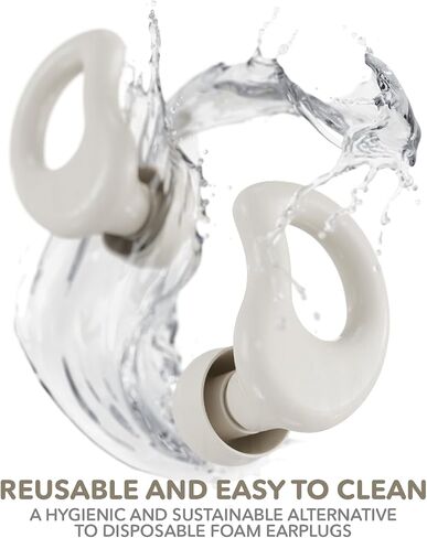 Everyday Earplugs – Ultra Soft, Customizable Sleep, Travel, Sensitivity, Noise Protection, for Sound Canceling Isolation, up to -30dB Reduction, NRR 15, Reusable and Sustainable (Black) in Saudi Arabia