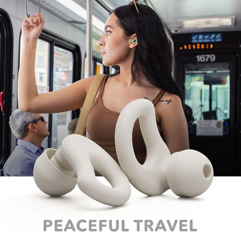 Everyday Earplugs – Ultra Soft, Customizable Sleep, Travel, Sensitivity, Noise Protection, for Sound Canceling Isolation, up to -30dB Reduction, NRR 15, Reusable and Sustainable (Black) in Saudi Arabia