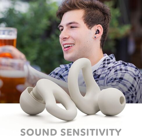 Everyday Earplugs – Ultra Soft, Customizable Sleep, Travel, Sensitivity, Noise Protection, for Sound Canceling Isolation, up to -30dB Reduction, NRR 15, Reusable and Sustainable (Black) in Saudi Arabia