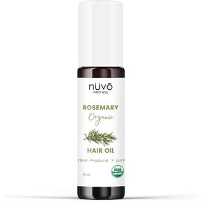 زيت إكليل الجبل من NUVO WELLNESS ESSENTIALS لنمو الشعر - ممزوج بزيت الجوجوبا العضوي - يستخدم للشعر والأظافر والبشرة - منتج كندي - 10 مل in Kuwait
