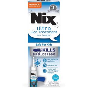 Nix Ultra Superlice Treatment, All-in-One Shampoo, 3 fl oz & Lice Removal Comb in Saudi Arabia