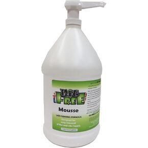 Lice and Nit Eliminating Enzyme Mousse and Nit Glue Dissolver 128oz - (1-Gallon)