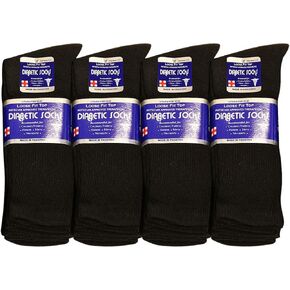 Falari Physicians Approved Diabetic Socks Crew Unisex 3, 6 or 12-Pack in Saudi Arabia