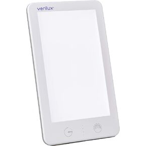 Verilux (New) HappyLight® Lumi Plus - UV-Free LED Bright White Light Therapy Lamp with 10,000 Lux, Adjustable Brightness, Countdown Timer, and Detachable Stand in Kuwait