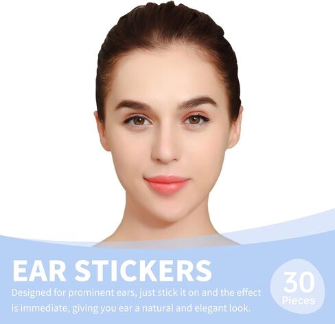 DB11 Ear Sticker Solves Big Ear Problem Invisible Ear Tape Transparent Painless Silicone Cosmetic Ear Sticker for Adults 30pcs in Saudi Arabia